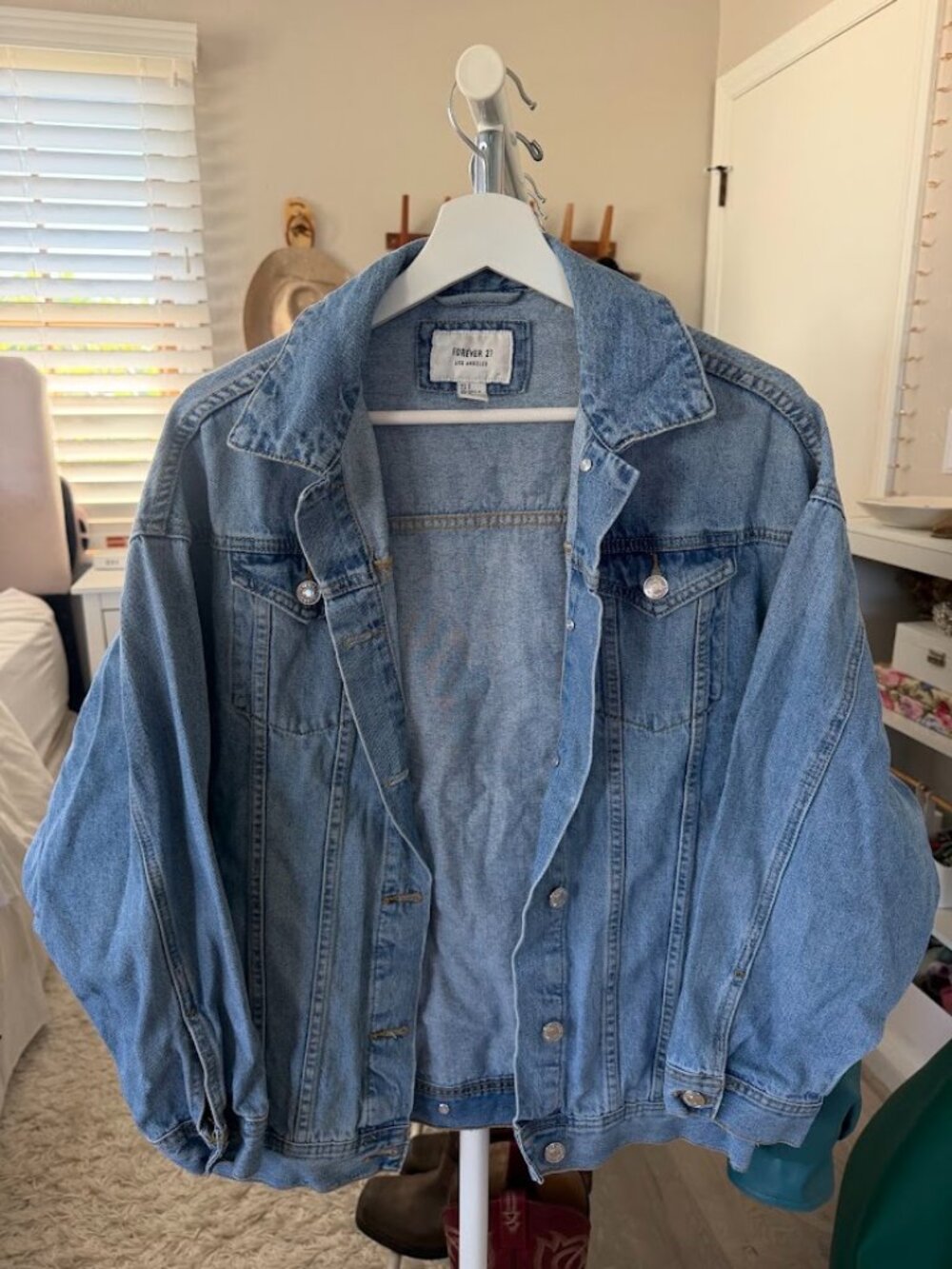 Baggy Denim Jacket Blue - Size S